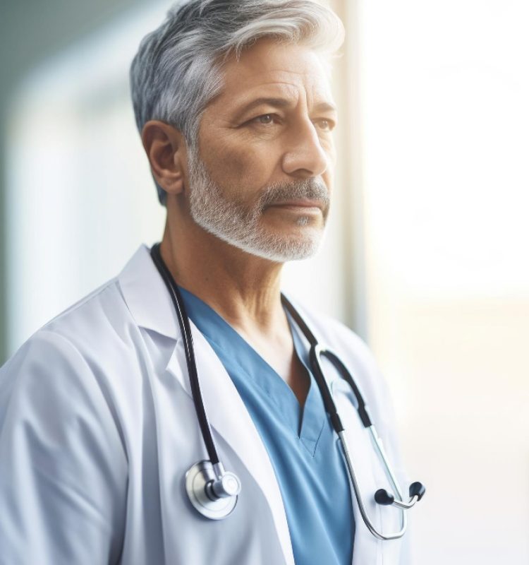 closeup-shot-mature-doctor-using-digital-tablet-hospital-created-with-generative-ai